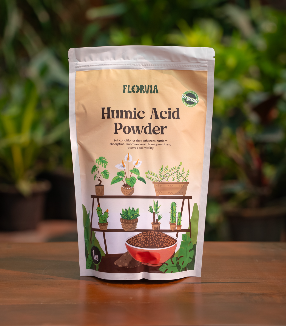 Humic Acid Powder Fertilizer - 1 Kg