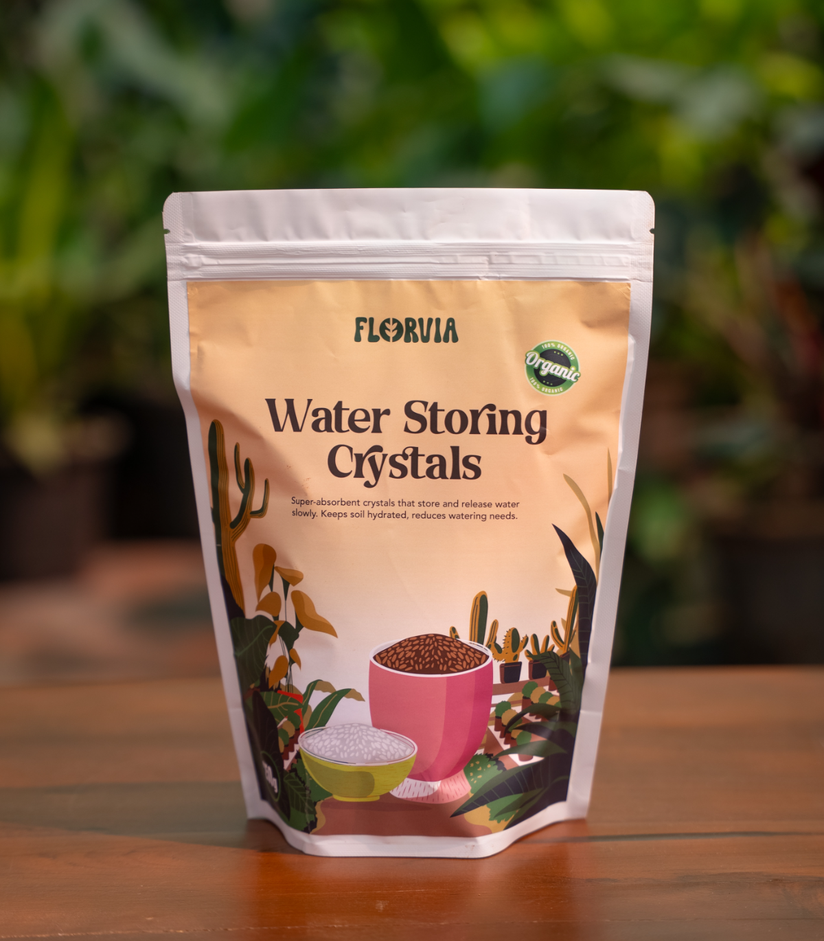 Water Storing Crystals